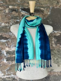 Image 4 of Turquoise River — Rayon Scarf