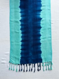 Image 3 of Turquoise River — Rayon Scarf