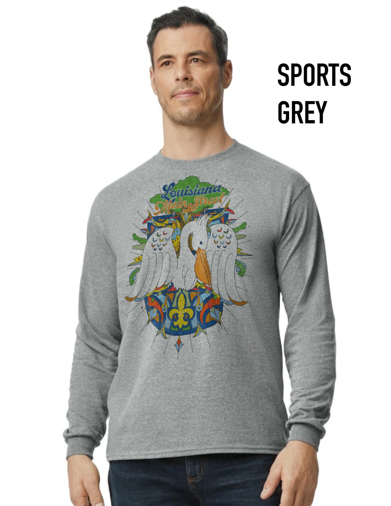 Image of Louisiana Main Street Long-sleeve Preorder