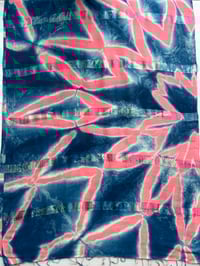 Image 3 of Hot Pink Fireworks — Simple Stripe Shawl