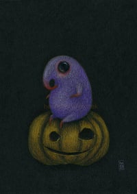 Image 2 of "Berties Favourite Pumpkin" - Fine Art Print