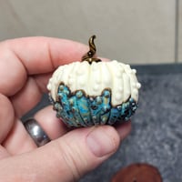 Image 6 of XL. Seaside Pumpkin - Flamework glass sculpture