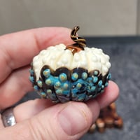 Image 4 of LG. Seaside Pumpkin - Flamework glass sculpture