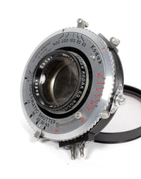 Image 3 of Kodak Ektar 203mm F7.7 large format Lens in Supermatic shutter RM107 #1137