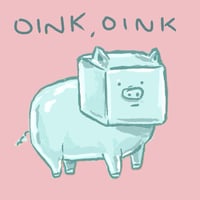 Image 1 of "Oink" Sticker Pack of 10