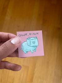 Image 2 of "Oink" Sticker Pack of 10