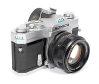 Image 1 of Konica Autoreflex TC 35mm SLR camera w/ Hexanon AR 57mm F1.4 lens TESTED #1144