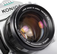 Image 9 of Konica Autoreflex TC 35mm SLR camera w/ Hexanon AR 57mm F1.4 lens TESTED #1144