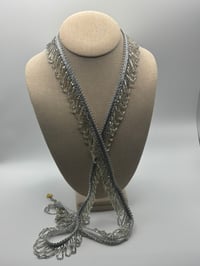 Image 3 of Cora Wrap Scarf Necklace
