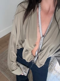 Image 1 of Cora Wrap Scarf Necklace