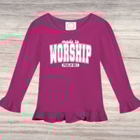 Image 4 of Ruffle Shirt~ Made To Worship