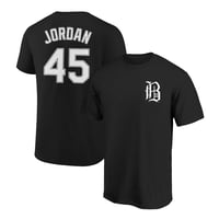 Michael Jordan T-Shirt Birmingham Barons Player Name and Number Soft Jersey Tee