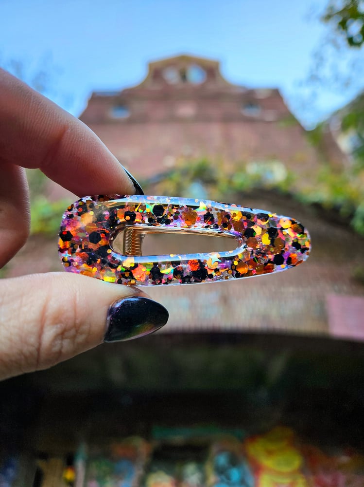 Image of Halloween Confetti Barrette