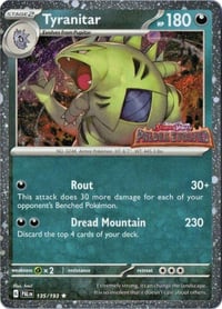 Tyranitar (Paldea Evolved Stamp) - Miscellaneous Cards & Products - Near Mint