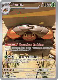 Crustle - 186/182 - SV10: Destined Rivals - Near Mint
