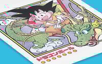 Image 3 of Kid Goku Riso Print