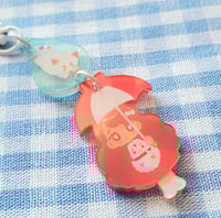 Image 1 of bee and puppycat linking charm