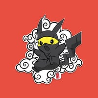 Ninjachu Sticker