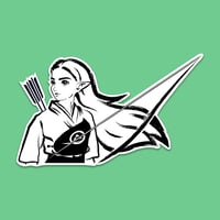 Princess Zelda Archer Sticker 