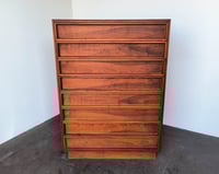 Image 1 of 1960s Walnut Highboy Dresser designed by John Keal for Brown Saltman