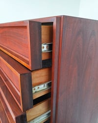 Image 5 of 1960s Walnut Highboy Dresser designed by John Keal for Brown Saltman