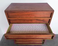 Image 7 of 1960s Walnut Highboy Dresser designed by John Keal for Brown Saltman