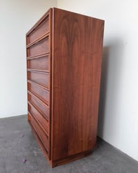 Image 12 of 1960s Walnut Highboy Dresser designed by John Keal for Brown Saltman
