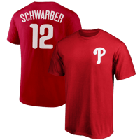 Kyle Schwarber T-Shirt Philadelphia Phillies Player Name and Number Soft Jersey Tee
