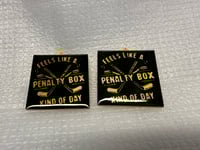 Image 2 of Penalty Box Earrings  With Matching Keychain