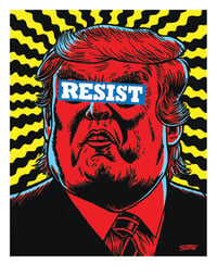 "RESIST" Signed Print 11 x 14"