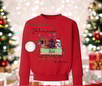 Image 7 of Personalised kids christmas jumper lots of designs available 