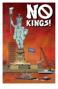 "No Kings!" Signed 11 x 17" Print