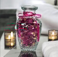 Image 2 of Rose Petal Rectangle Bottle (Item #202510RPRB)