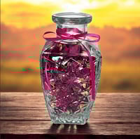 Image 1 of Rose Petal Rectangle Bottle (Item #202510RPRB)