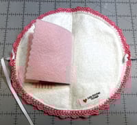 Image 4 of Pink Floral Embroidered Needle Book II