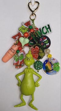 The Grinch Bag Charm
