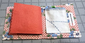 Image of Vintage Floral Embroidery Needlebook IV