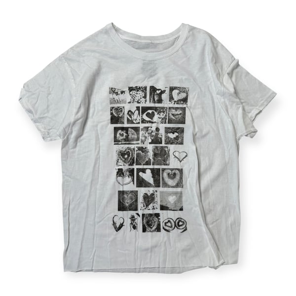 collage heart tee