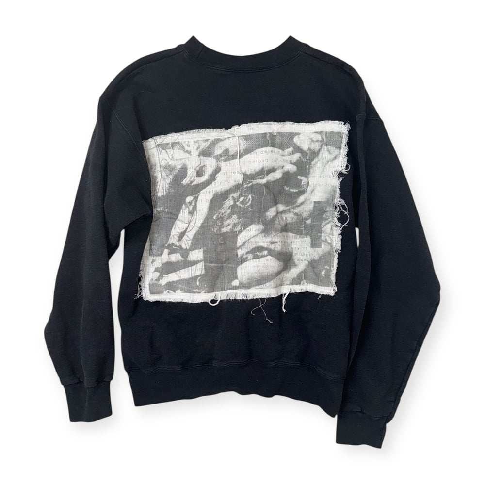 bodies patch sweater