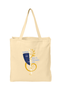 Image 1 of Simsbury Music - Twill Over-the-Shoulder Grocery Tote (B110)
