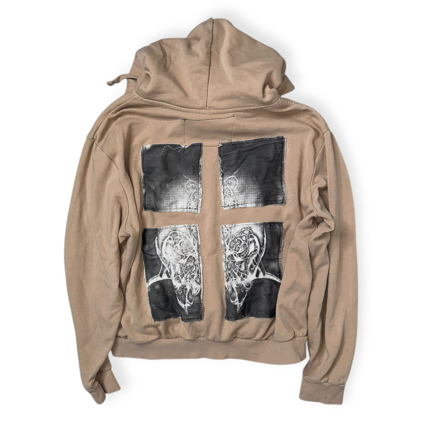 cross patch hoodie