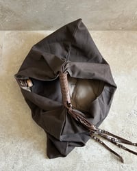 Image 5 of BROWN CANVAS & LEATHER BAG