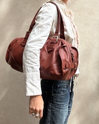 Image 7 of LARGE LEATHER DUFFLE BAG