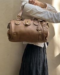 Image 2 of LEATHER PADLOCK BAG