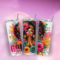 Image 3 of ✨ God Got Me Peace Tumbler – 20oz