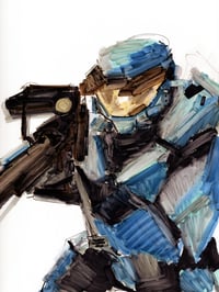 CE Blue Spartan Sniper