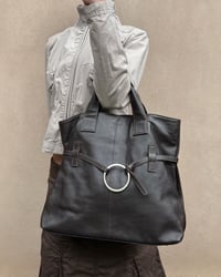 Image 1 of LARGE LEATHER RING BAG