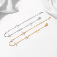 Image 3 of Four Petals Chain Bracelet