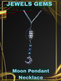 Image 1 of Moon Pendant Necklace 