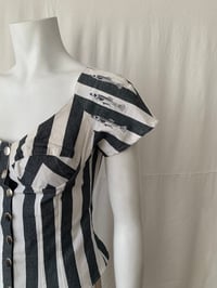 Image 4 of French Brand Striped Fish Blouse